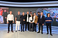 Eurovision 2025: Η ελληνική αποστολή στο Ραδιομέγαρο της ΕΡΤ