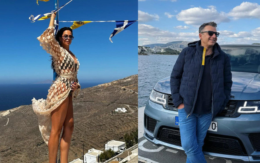 Λιάγκας - Αντωνά: Δεύτερο ΣΚ στην Τήνο - Η επίσκεψη στη Μεγαλόχαρη και η συγκίνηση της παρουσιάστριας