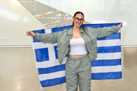 Eurovision 2025: Έφτασε στην Ελβετία η Κlavdia! Τα πλάνα από το αεροπλάνο και την άφιξη στη Ζυρίχη