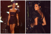 Η Alesha Dixon με Celia Kritharioti στον τελικό του Britain's Got Talent
