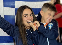 Αγγελική Δαλιάνη - Μάνος Παπαγιάννης: Αργυρός βαλκανιονίκης στο καράτε ο γιος τους - «Μόνο περηφάνεια»
