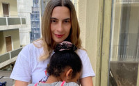 Βίκυ Βολιώτη: Περήφανη μαμά, μας δείχνει πρώτη φορά την κόρη της Άννα, στα προκριματικά της Ρυθμικής