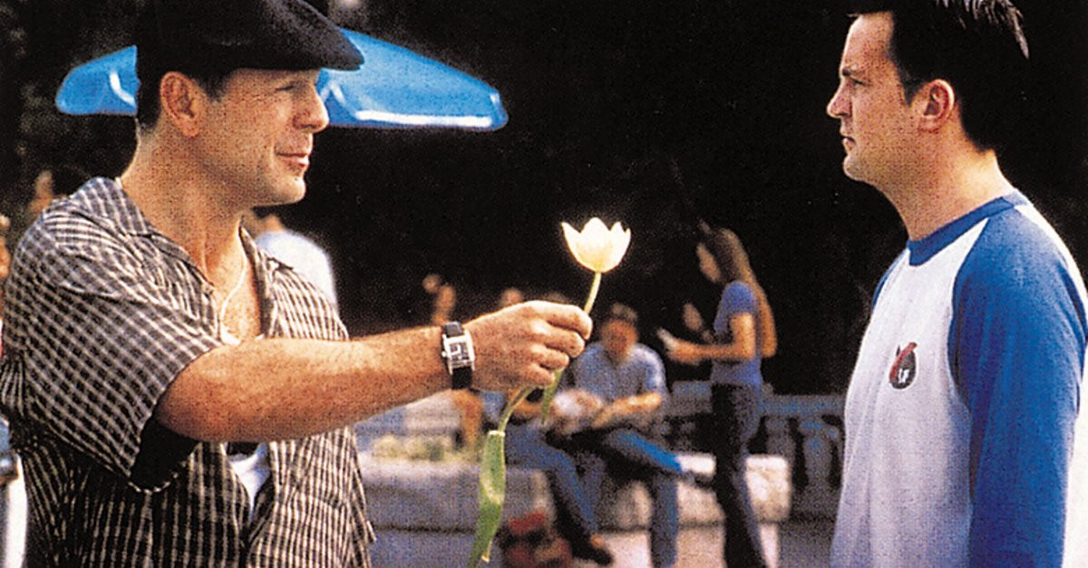 Ο Matthew Perry και ο Bruce Willis στην ταινία The Whole Nine Yards του 2000