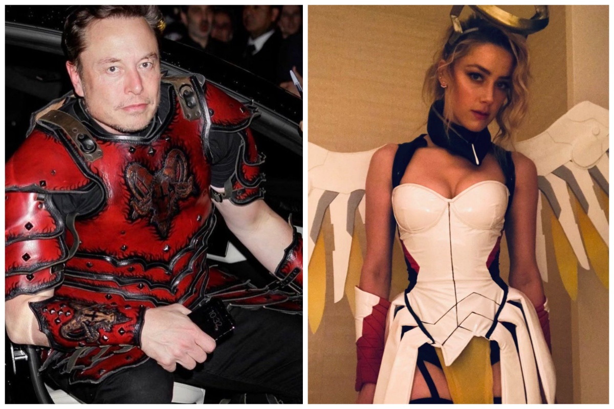 Ο Elon και η Amber σε φωτογραφίες που μοιράστηκε ο ίδιος ο Musk στα social media