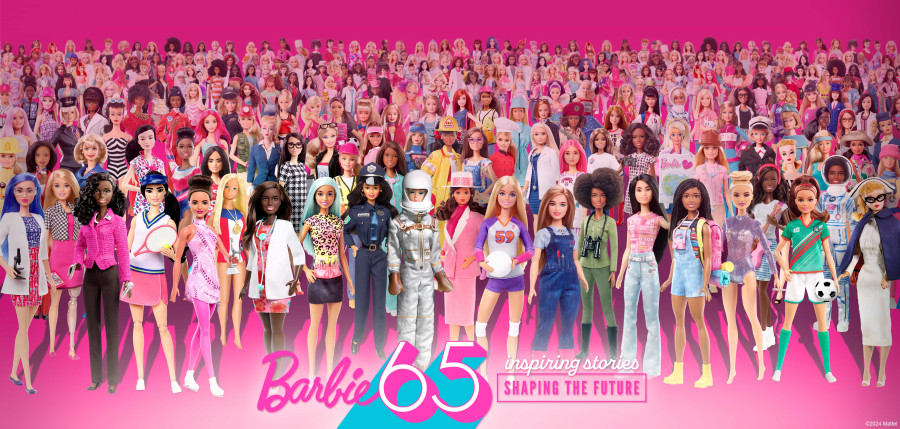 Η Barbie έγινε 65 ετών και συνεχίζει να εμπνέει